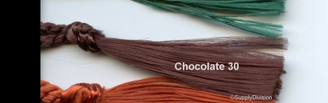 Chocolate brown bookmark tassel